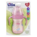 Mamadeira Lillo Super Evolution Primeiros Passos com Alça Silicone Menina 240ml