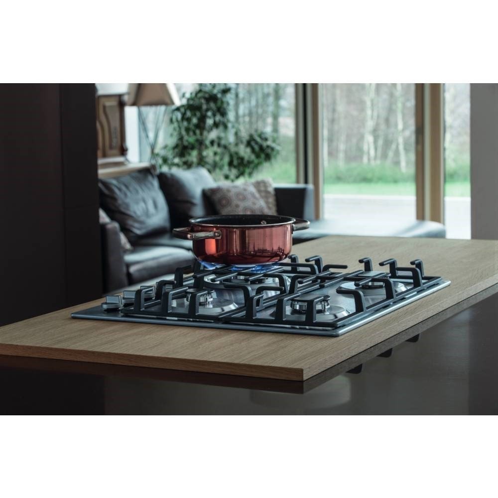 Cooktop a Gás 4 Bocas Hisense GM663XB - Acendimento Superautomático, Aço Inox, 220V