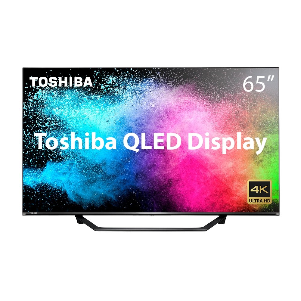 Smart TV QLED 65" Toshiba 65M550KB, 4K UHD, 3 HDMI, 2 USB, 60Hz