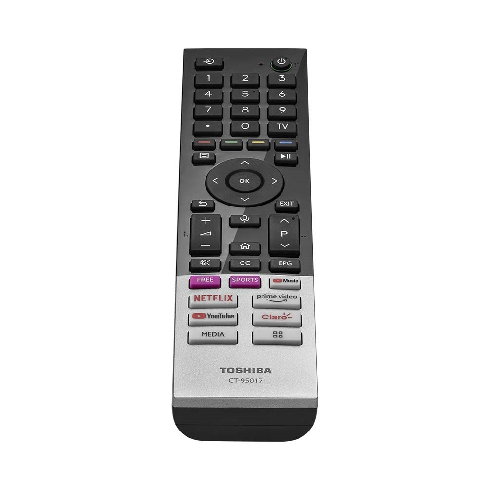Smart TV QLED 65" Toshiba 65M550KB, 4K UHD, 3 HDMI, 2 USB, 60Hz