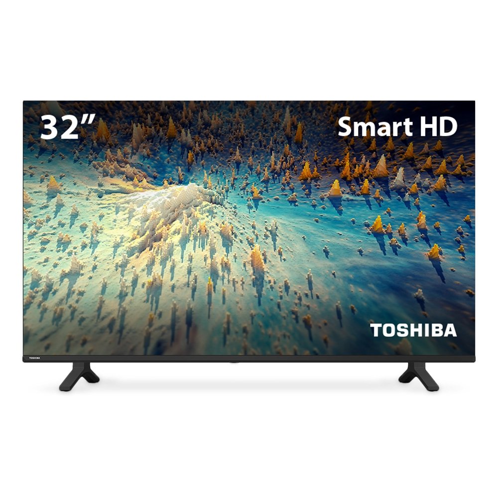 Smart TV DLED 32" Toshiba 32V35KB, HD, 2 HDMI, 2 USB, Espelhamento de Tela, 60Hz