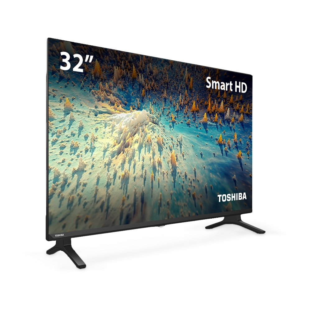 Smart TV DLED 32" Toshiba 32V35KB, HD, 2 HDMI, 2 USB, Espelhamento de Tela, 60Hz