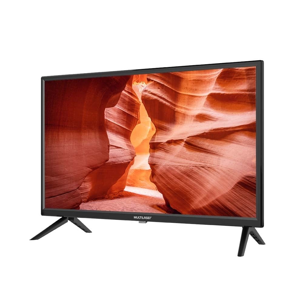 TV DLED 24" Multilaser TL037, 1366x768, 2 HDMI, 1 USB, 60Hz