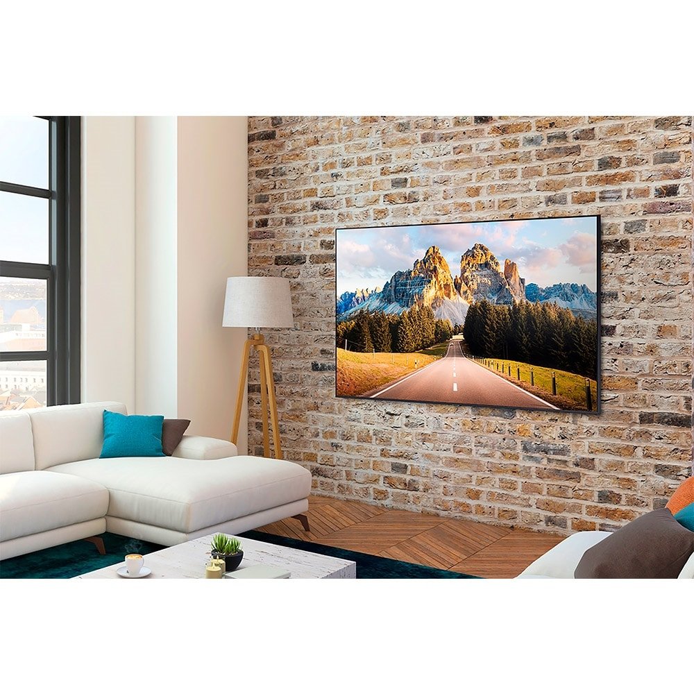 Smart TV 75" Samsung UN75AU7700GXZD 4K UHD HDR Crystal com Wi-Fi, 1 USB, 3 HDMI, Alexa Built In, Tela sem Limites, 60hz