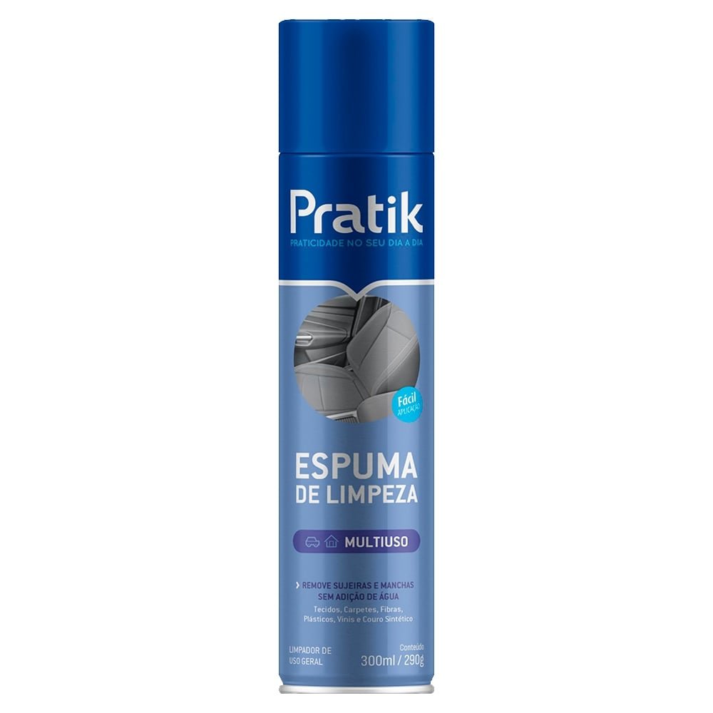 Espuma Limpadora Pratik Automotivo Spray 300ml