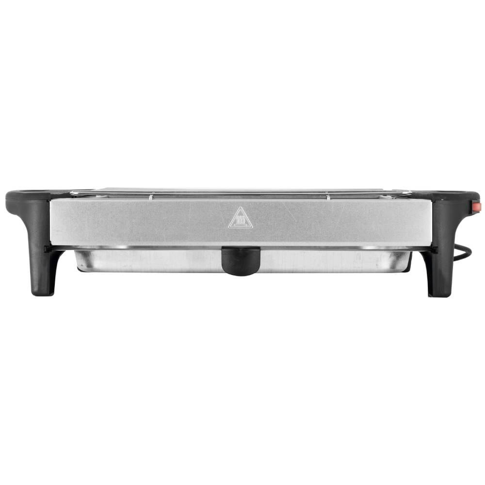 Churrasqueira Elétrica Britânia Top Gourmet, 1600W, Preto/Inox, 110V