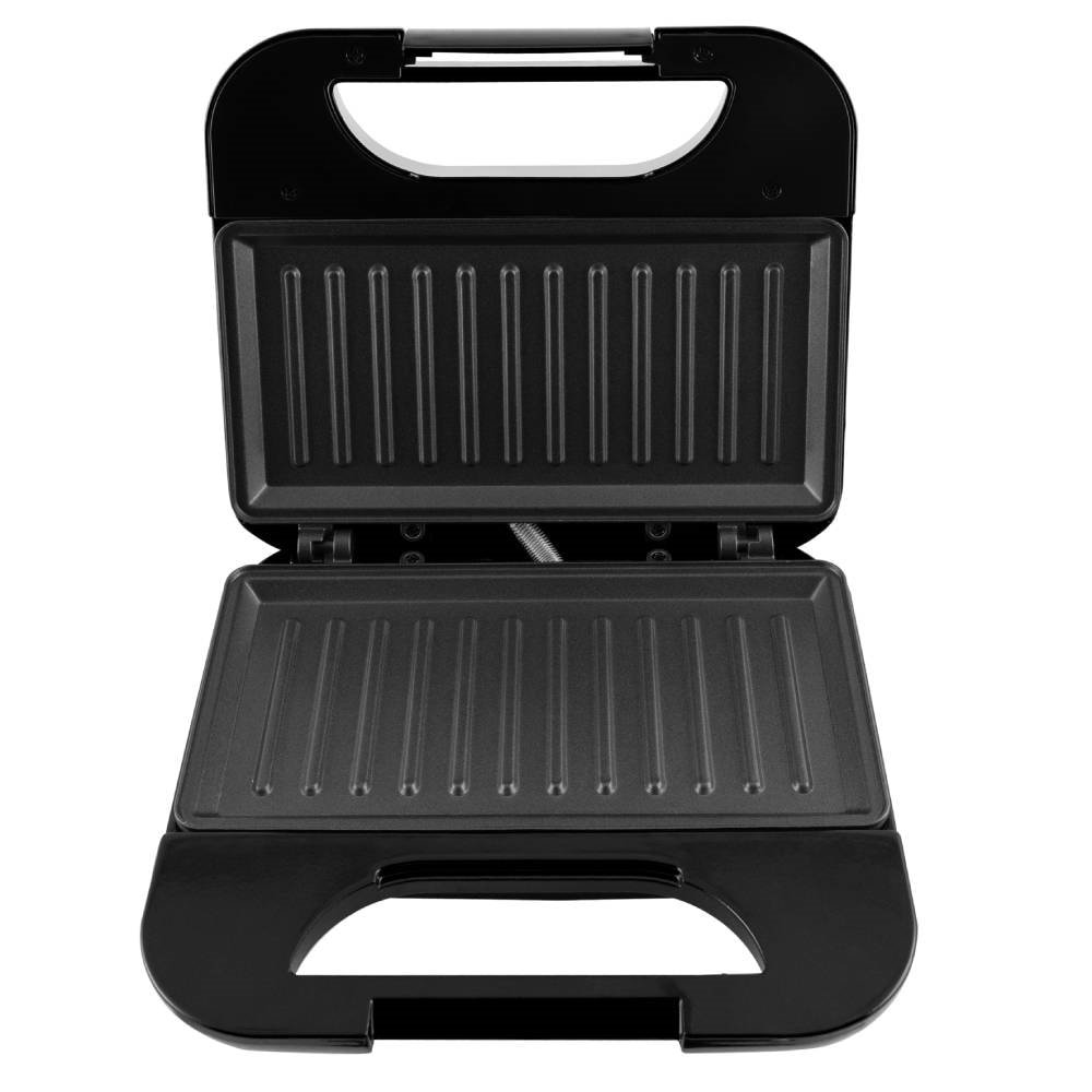 Sanduicheira/Grill Britânia Toast BGR01P, Base antiderrapante, 750W, Preto, 220V