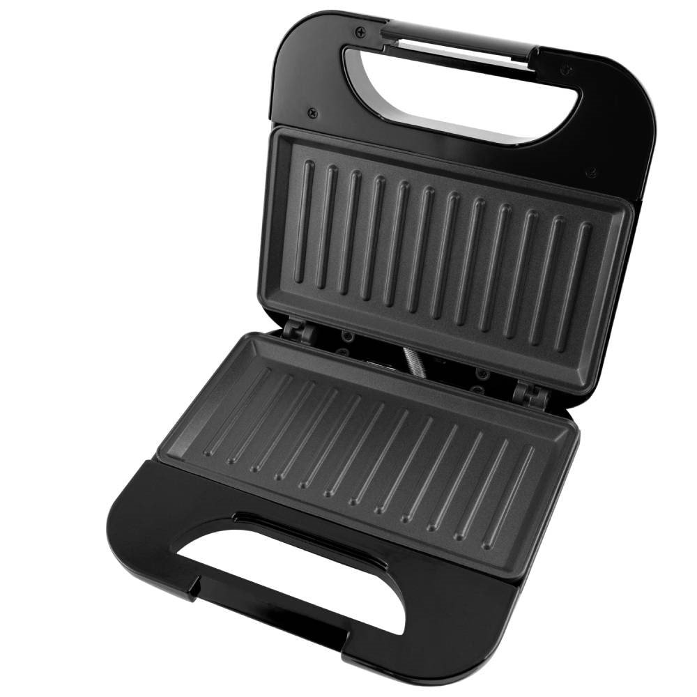 Sanduicheira/Grill Britânia Toast BGR01P, Base antiderrapante, 750W, Preto, 220V