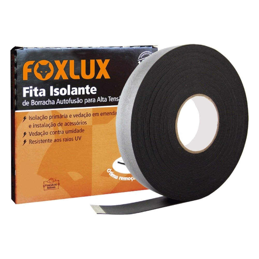 Fita Isolante Foxlux Auto Fusão 19mmx5m