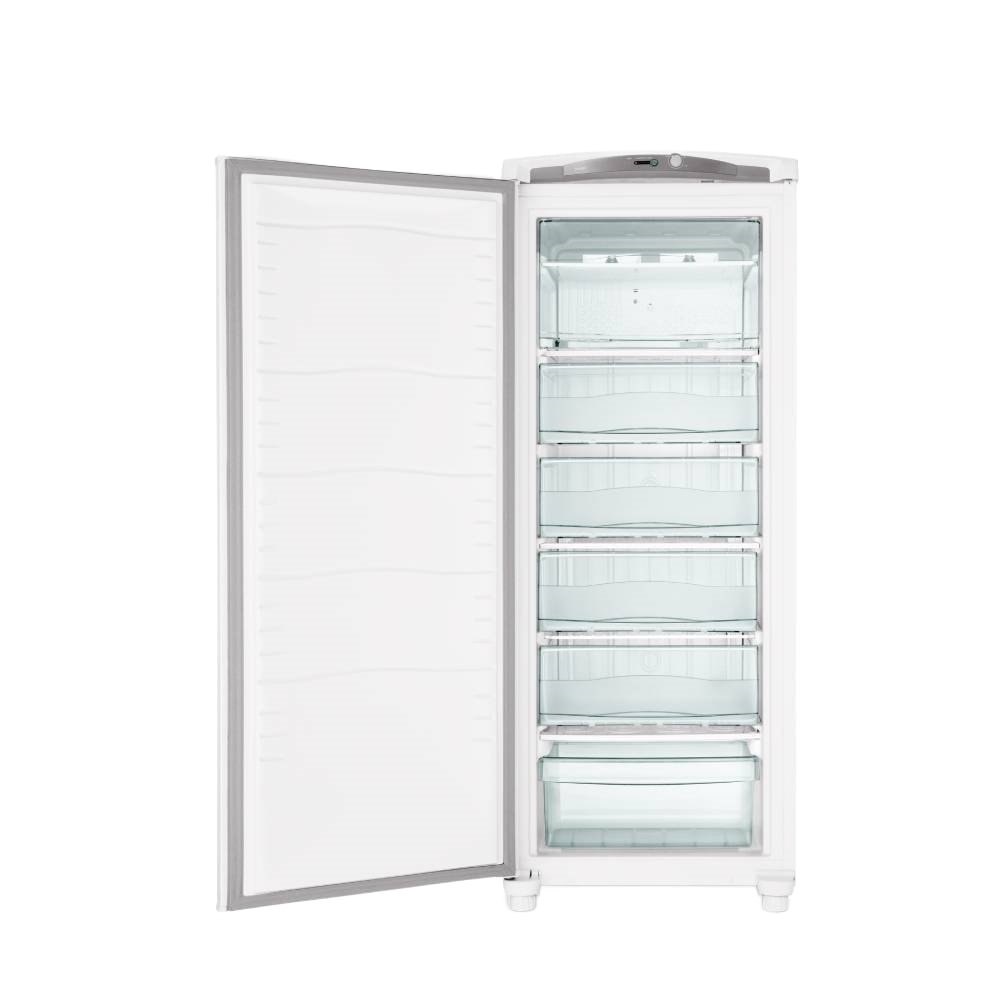 Freezer Vertical Consul 231 Litros CVU26FB, Pés Ajustáveis, Branco, 110V