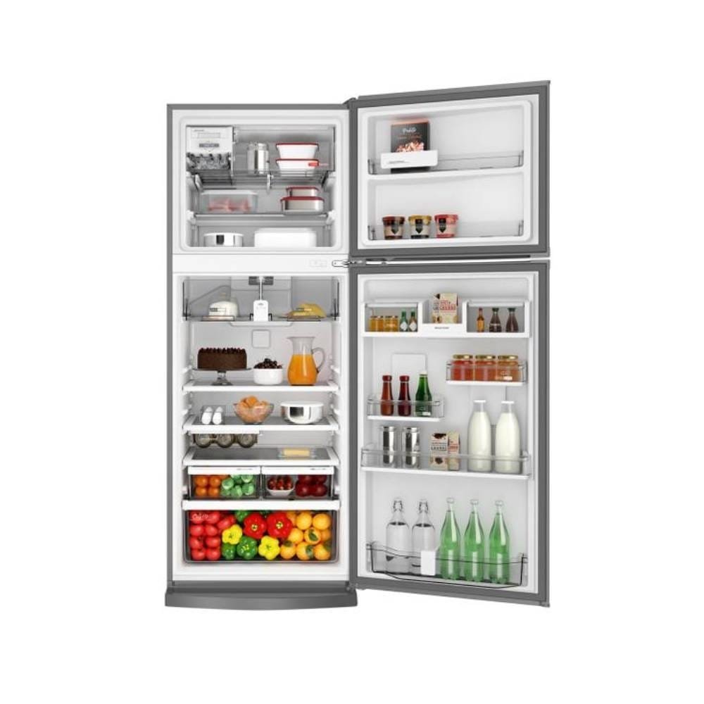 Geladeira/Refrigerador Brastemp 462 Litros BRM56BKANA | Frost Free, 2 Portas, Inox, 110V