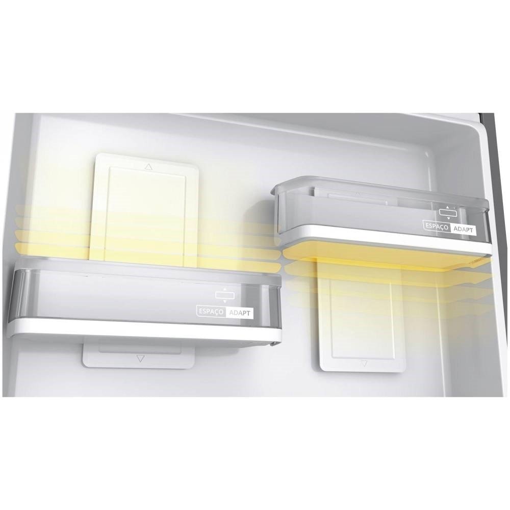 Geladeira/Refrigerador Brastemp 462 Litros BRM56BKANA | Frost Free, 2 Portas, Inox, 110V