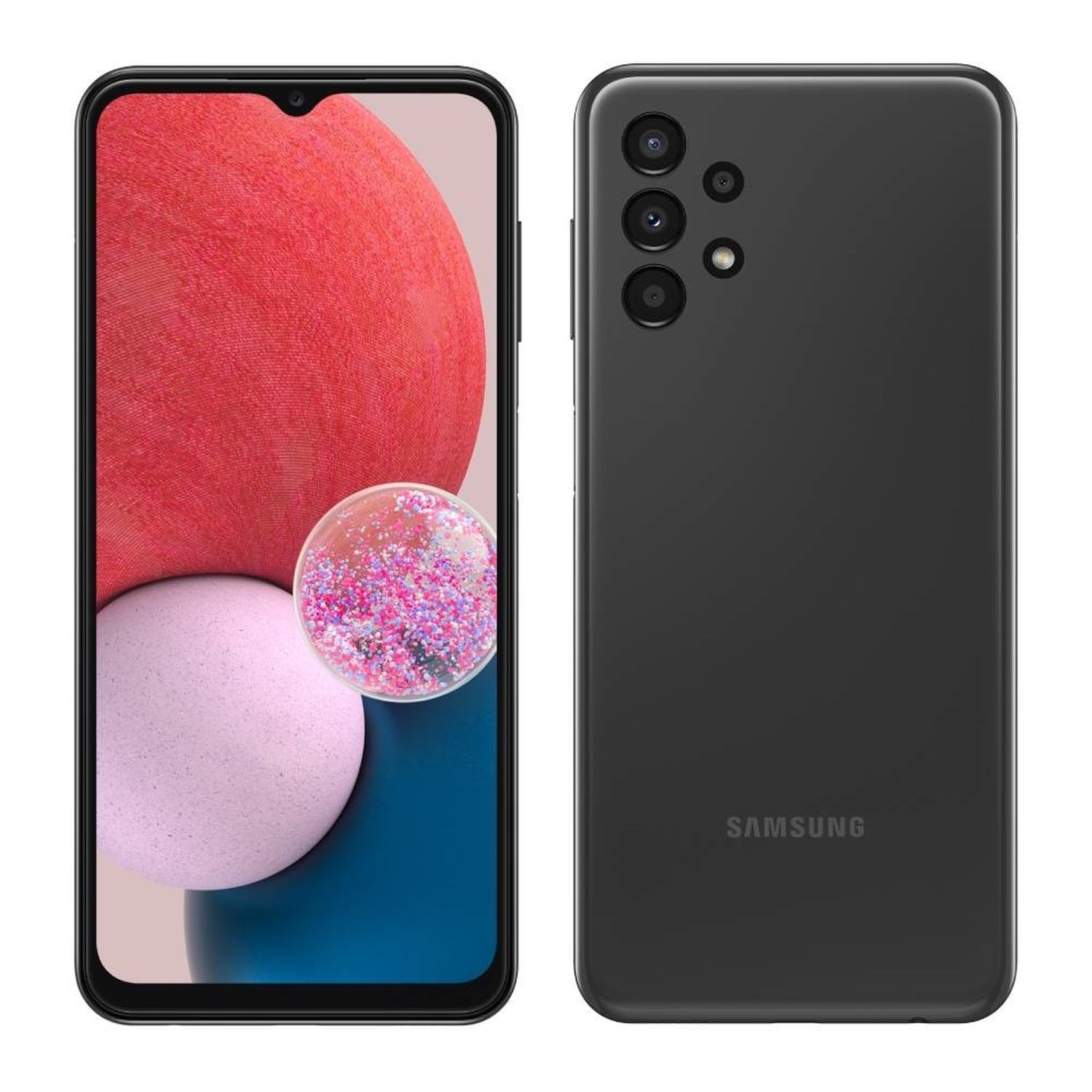 Smartphone Samsung Galaxy A13, Preto, Tela 6.6", 4G+Wi-Fi, And. 12, Câm. Tras. de 50+5+2+2MP, Frontal 8MP, 4GB RAM, 128GB