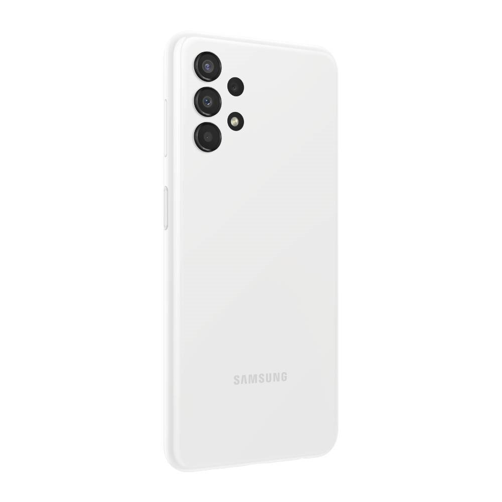 Smartphone Samsung Galaxy A13, Branco, Tela 6.6", 4G+Wi-Fi, And. 12, Câm. Tras. de 50+5+2+2MP, Frontal 8MP, 4GB RAM, 128GB