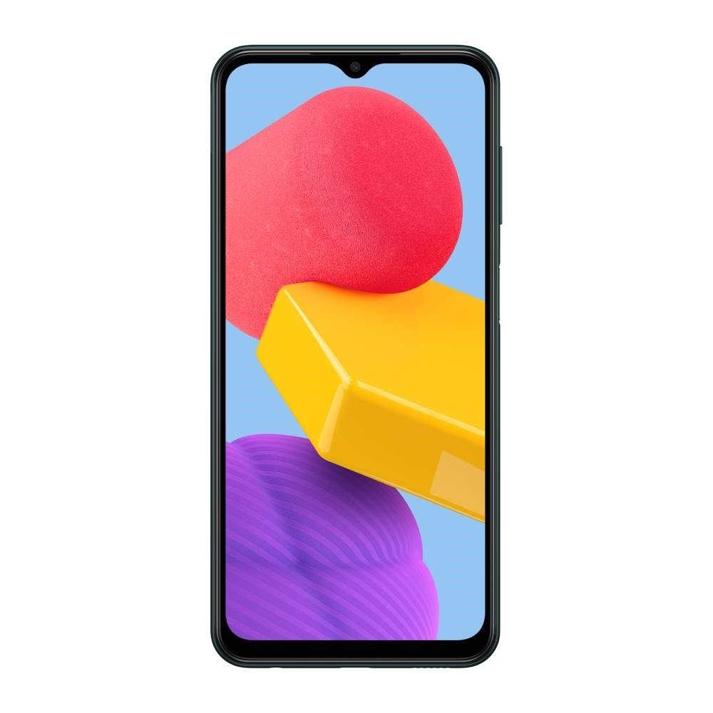 Smartphone Samsung Galaxy M13 Verde, Tela 6.6", 4G+Wi-Fi, And. 12, Câm. Tras. de 50+5+2MP, Frontal de 8MP, 4GB RAM, 128GB