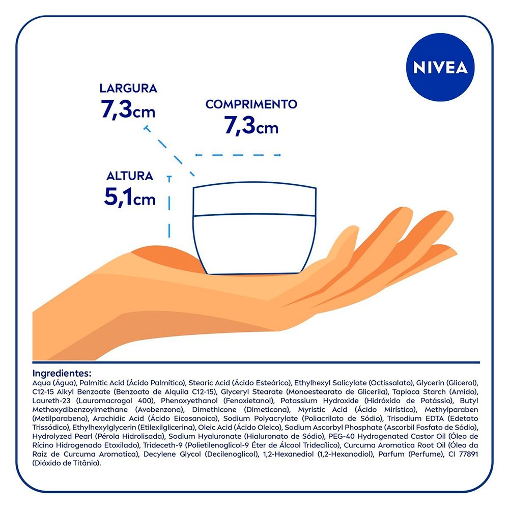 Creme Facial Nivea Pele Negra Beleza Hidratante Radiante 7 em 1 - 100g