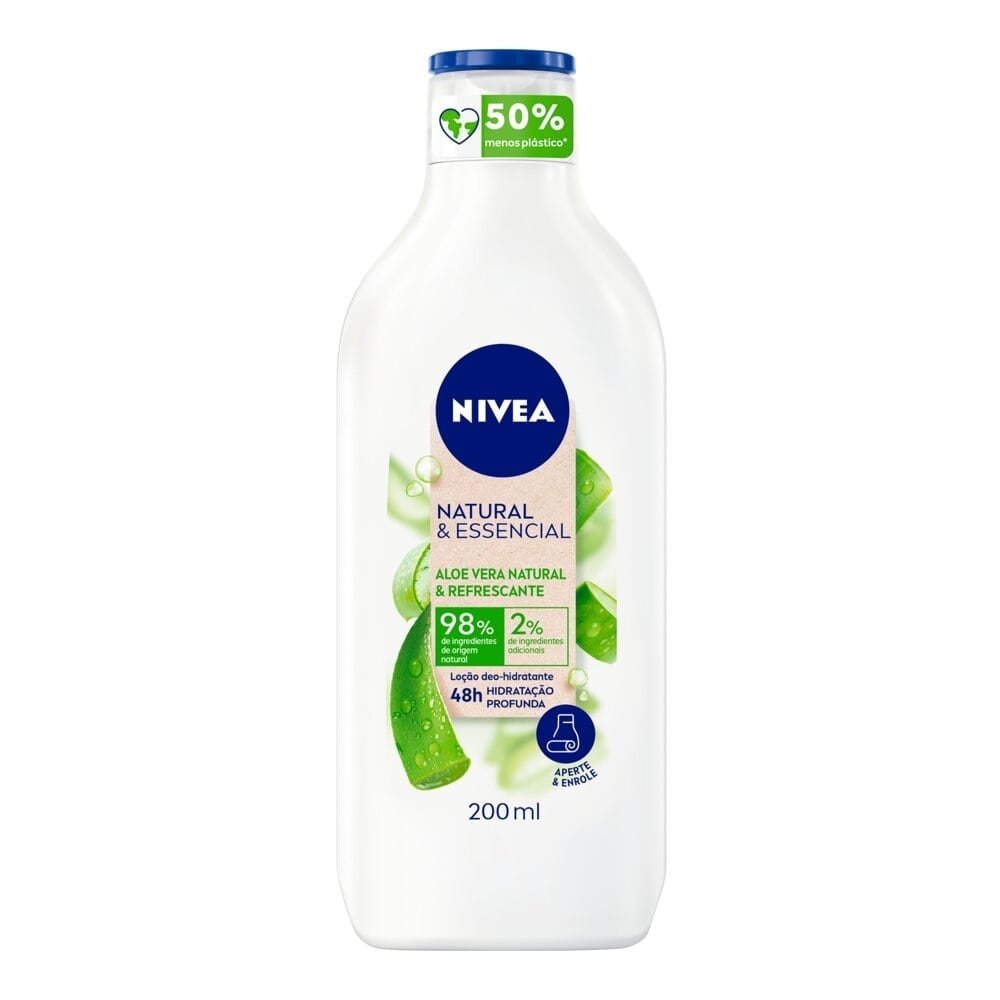 Hidratante Nivea Natural & Essencial Aloe Vera Refrescante 200ml