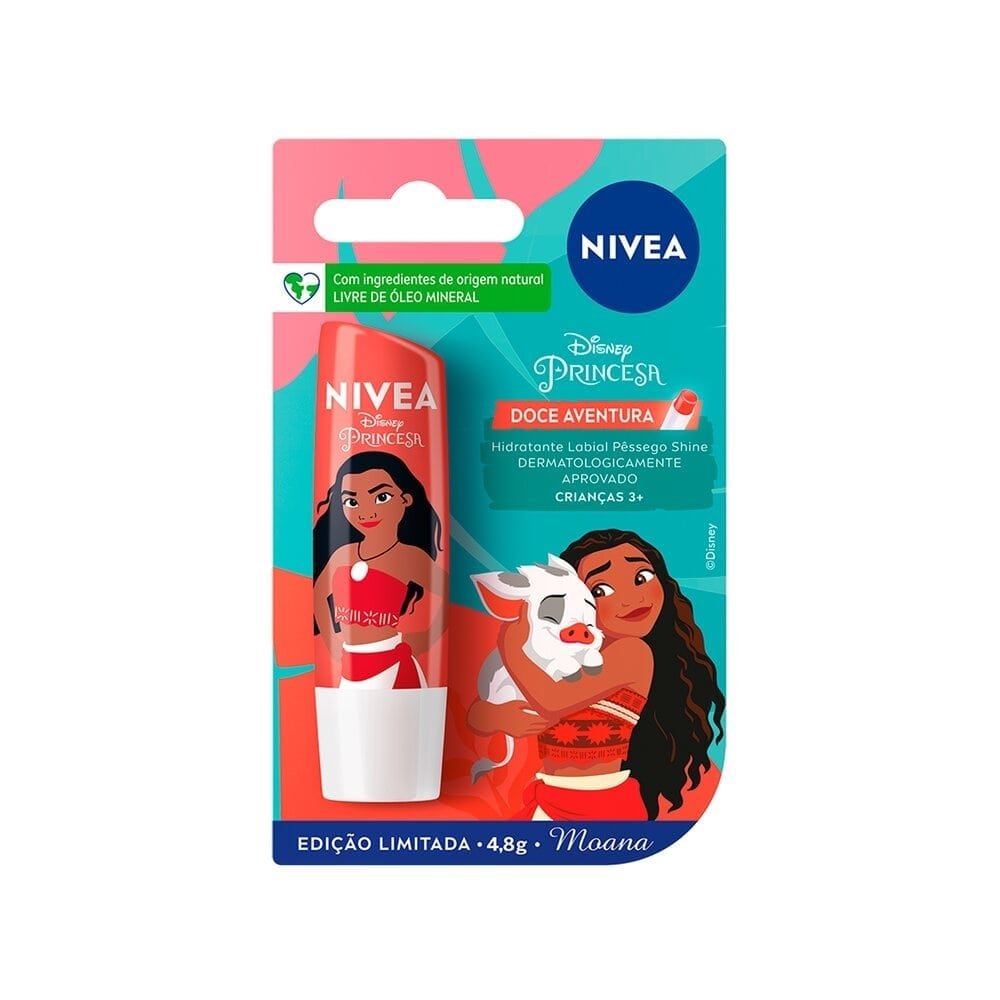 Protetor Labial Nivea Kids Moana 4,8g