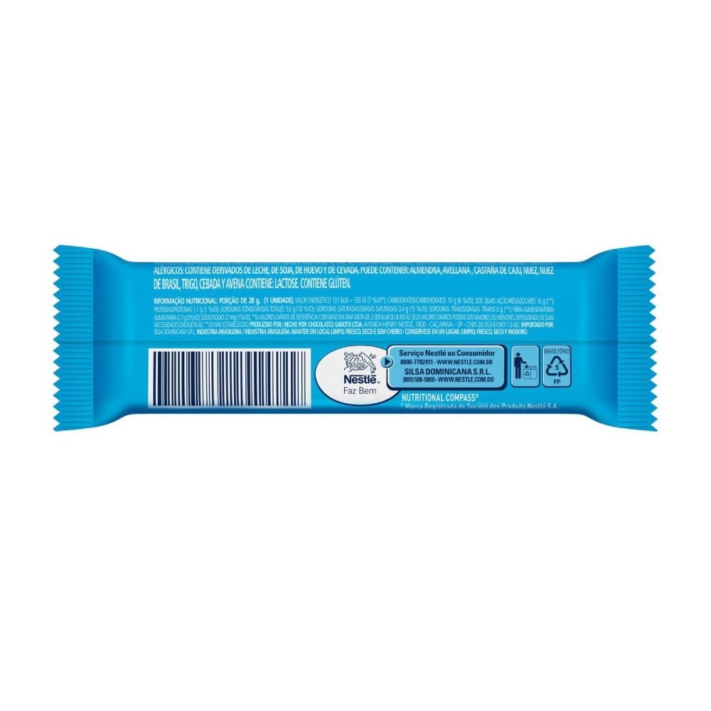 Chocolate Lollo 28g Embalagem com 30 Unidades