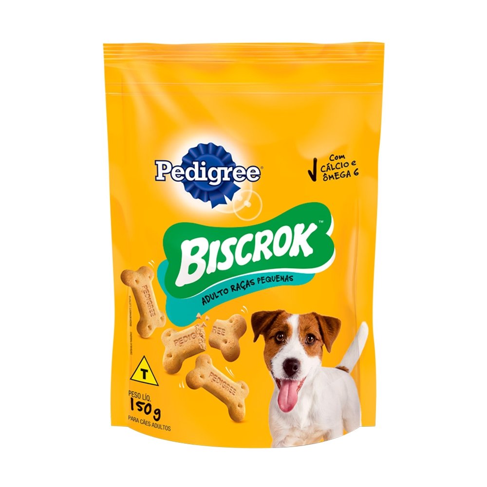Ração Pedigree Biscrok Adulto Raças Pequenas 150g
