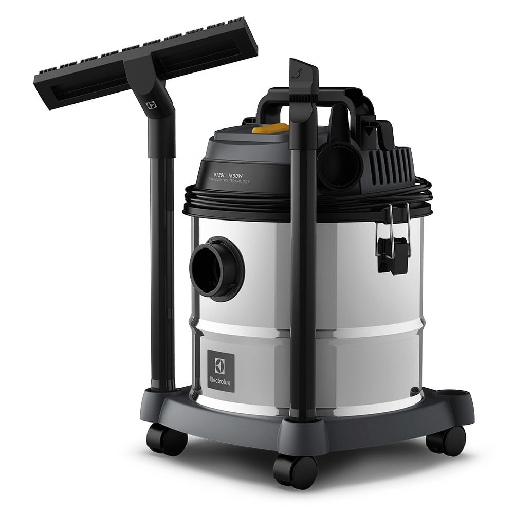 Aspirador de Pó e Água Electrolux GT20I | 20 Litros, 1800W, com Fio, Inox, 110V