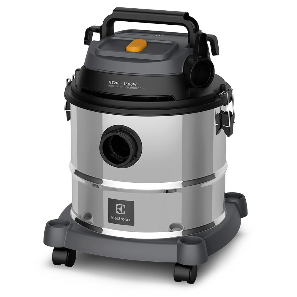 Aspirador de Pó e Água Electrolux GT20I | 20 Litros, 1800W, com Fio, Inox, 110V