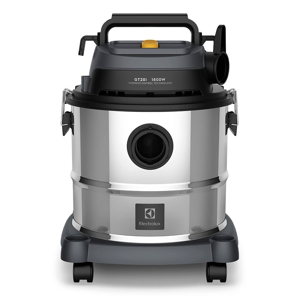 Aspirador de Pó e Água Electrolux GT20I | 20 Litros, 1800W, com Fio, Inox, 110V
