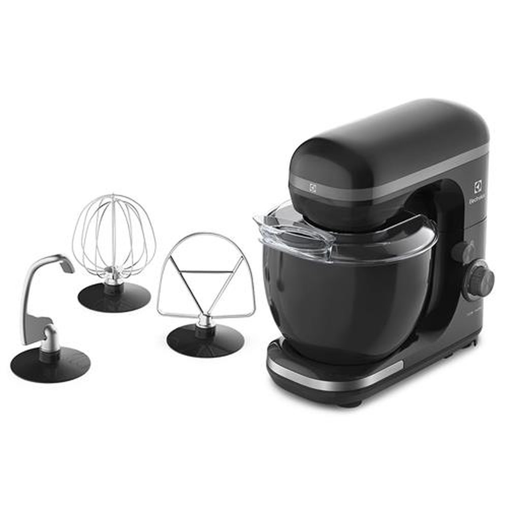 Batedeira Planetária Electrolux EKM30 | 12 Velocidades, 1 tigela de 5 Litros, 750W, Preta, 110V
