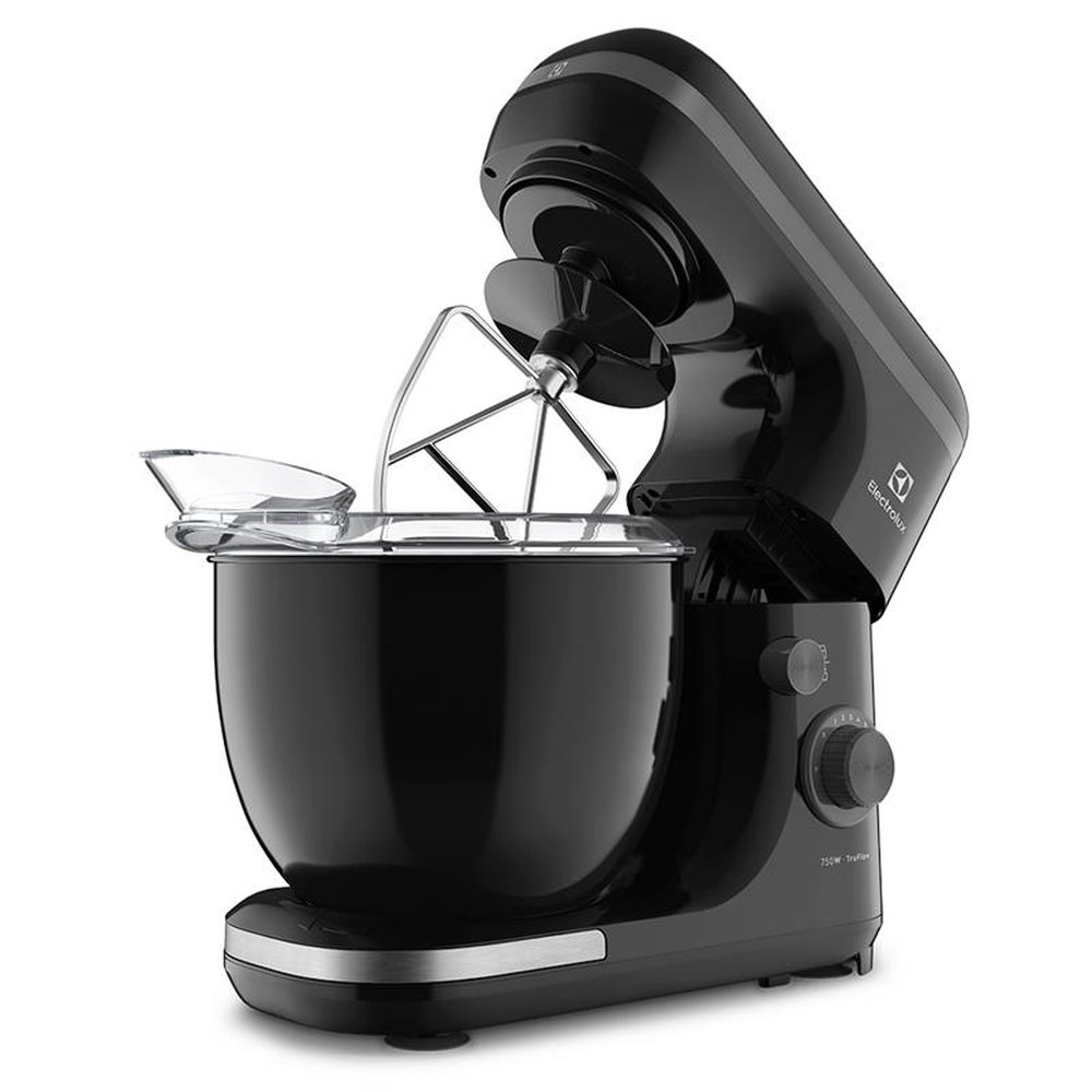 Batedeira Planetária Electrolux EKM30 | 12 Velocidades, 1 tigela de 5 Litros, 750W, Preta, 110V