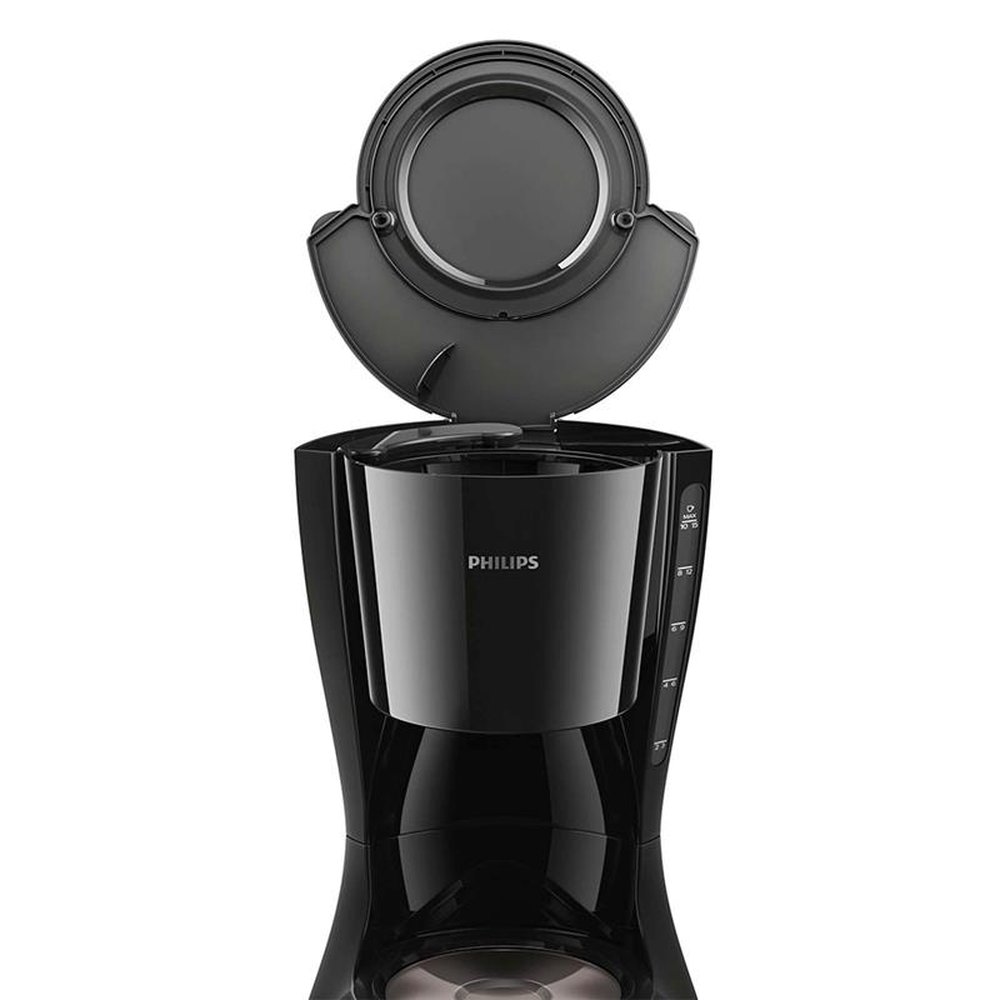 Cafeteira Elétrica Philips RI7461 Drip Daily | Jarra de Vidro, Preta, 110V