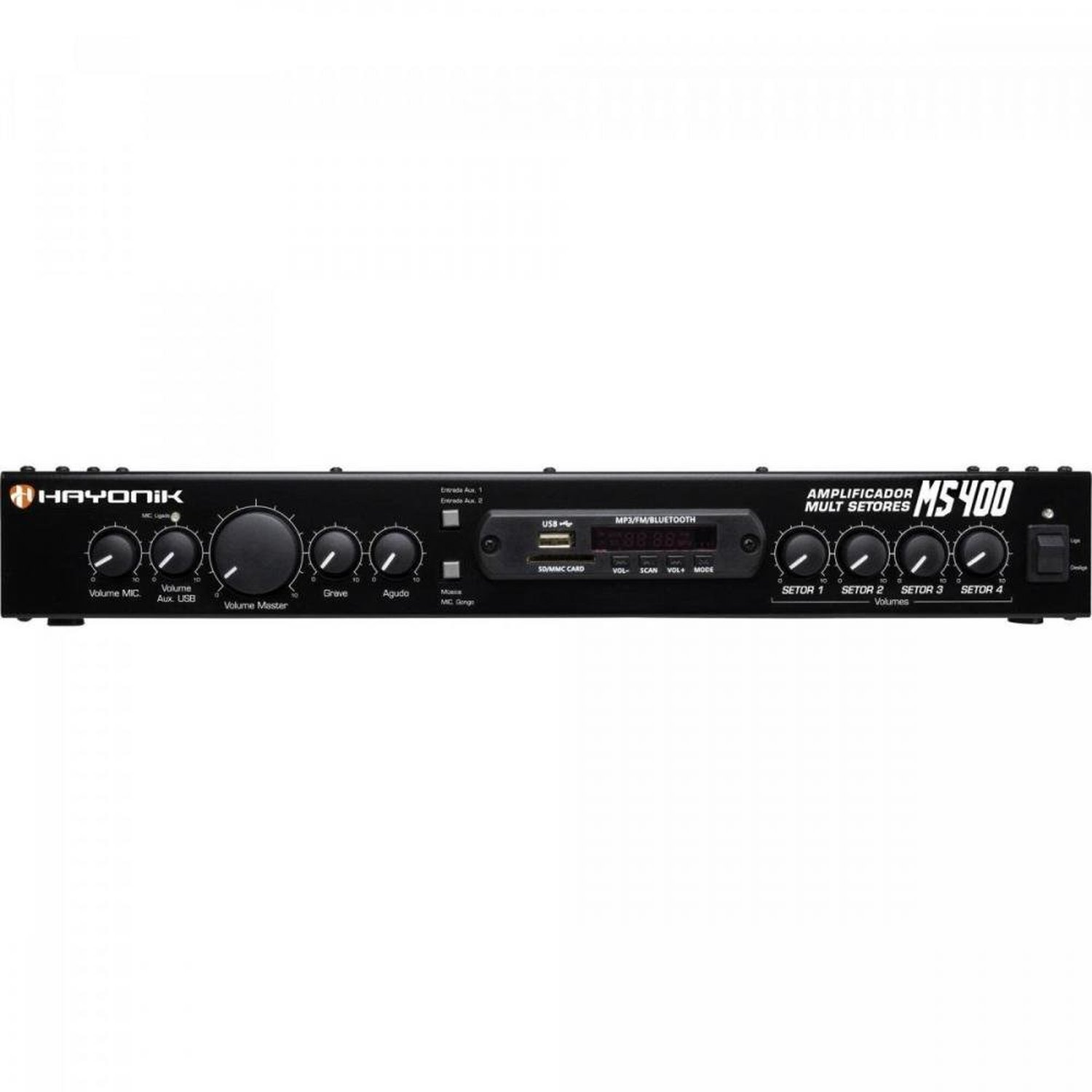 Amplificador Hayonik Ms400 40W Rms Multi Setores Un.Venda: Pc/1