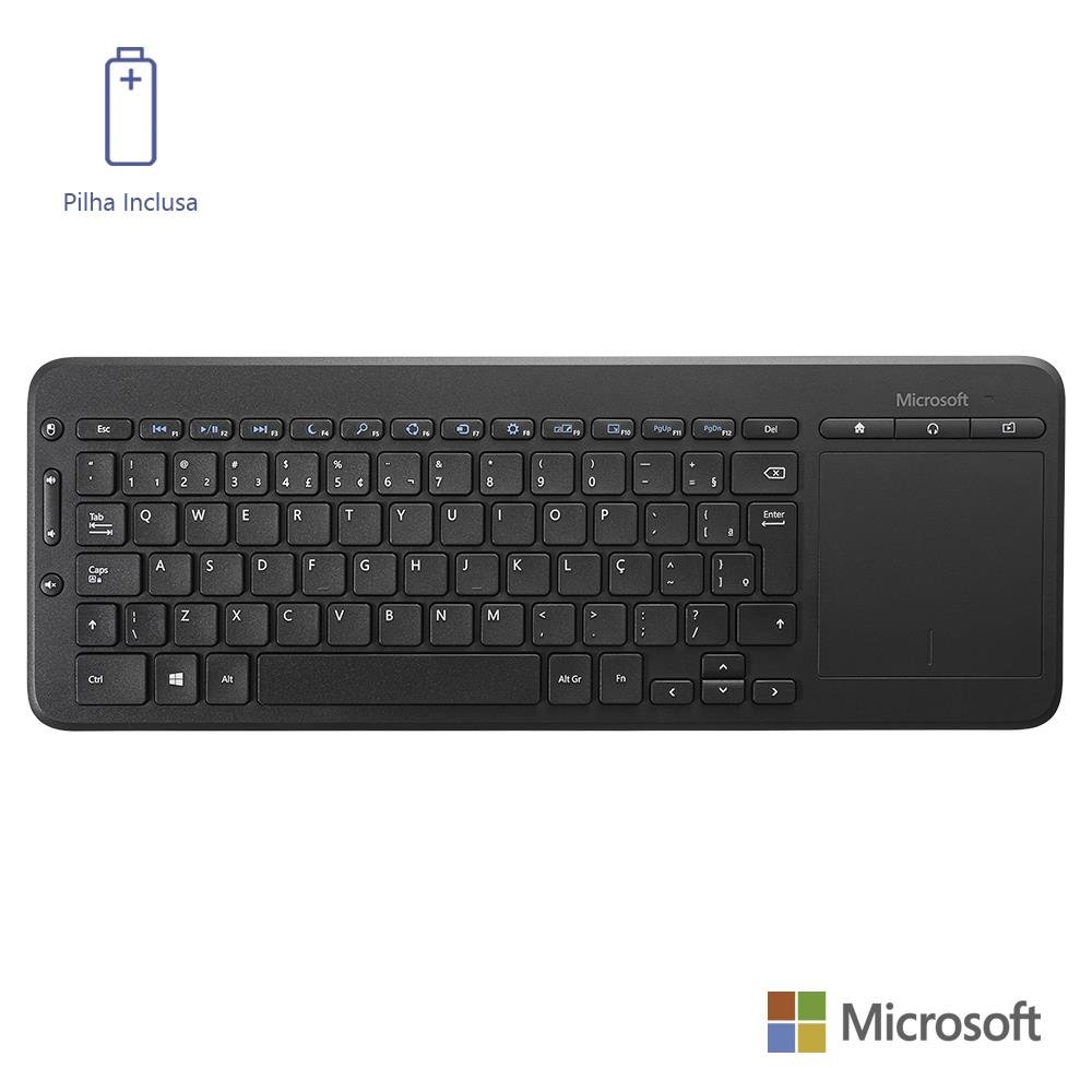 Teclado S/Fio All-In-One N9Z0000 MICROSOFT Un.Venda: PC/1