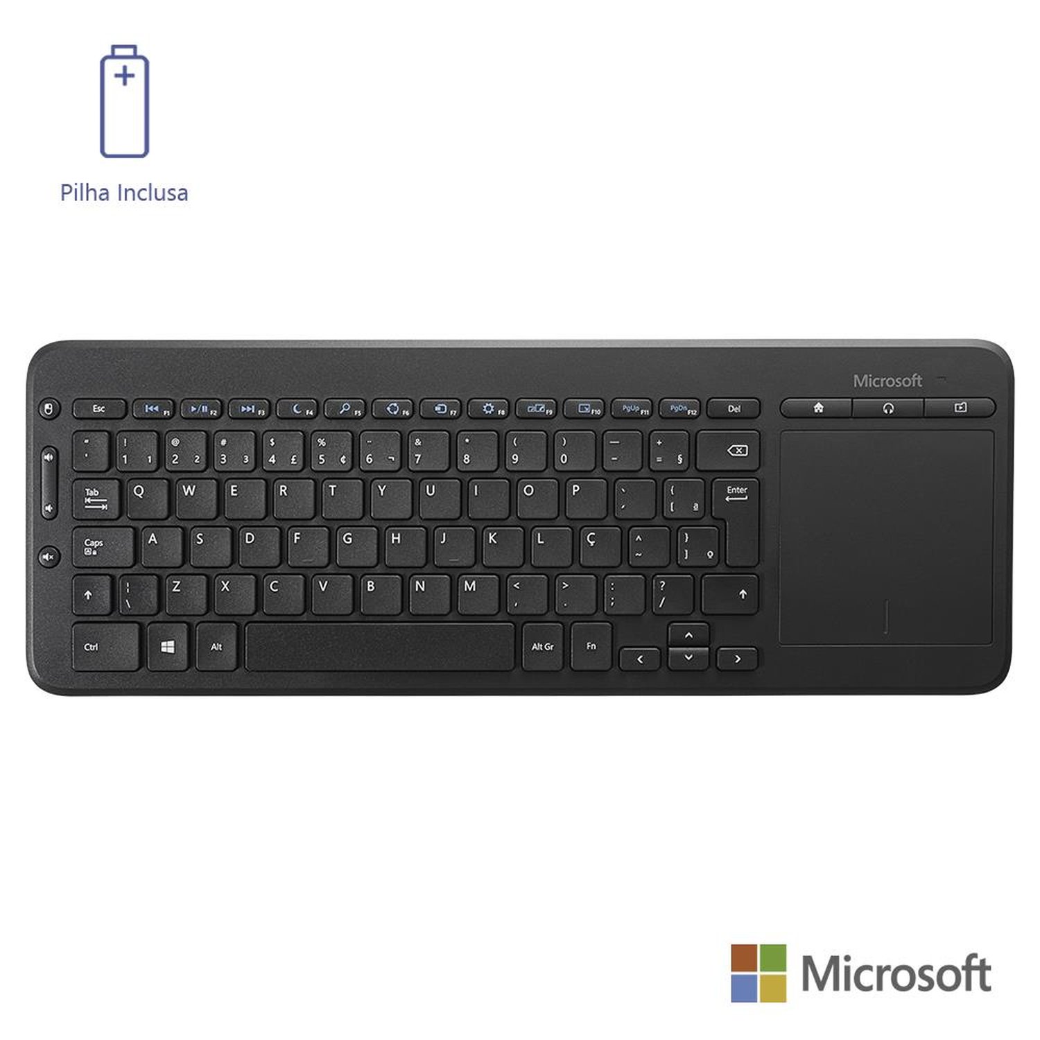 Teclado S/Fio All-In-One N9Z0000 MICROSOFT Un.Venda: PC/1
