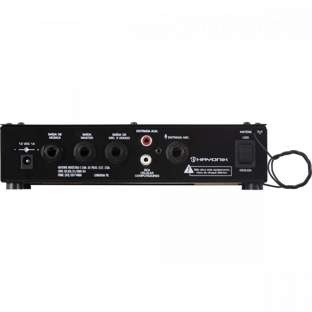 Módulo Pré Amplificador c/ Gongo FM/USB/MP3/Bluetooth MP3 2000BT HAYONIK Un.Venda: PC/1