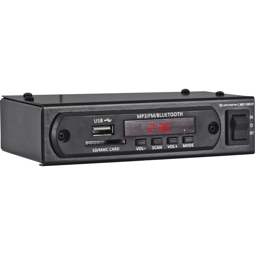 Módulo Pré Amplificador C/ FM/USB/MP3/Bluetooth MP3 1000BT Preto HAYONIK