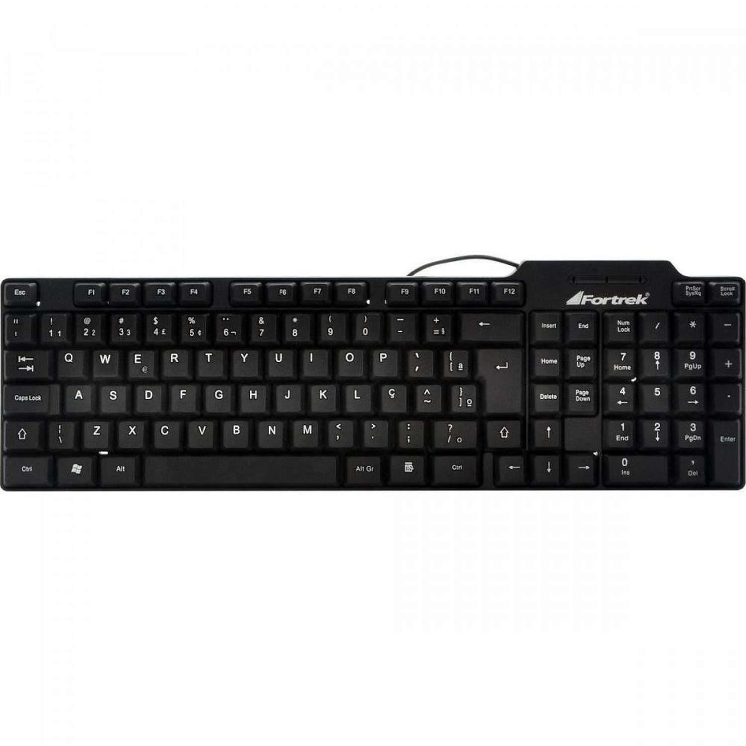 Teclado Standard Usb Skl-106 Preto Fortrek