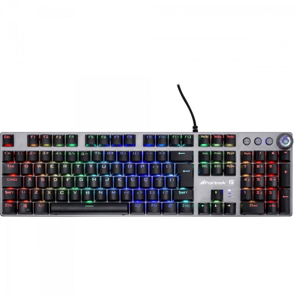 Teclado Gamer Mecanico Fortrek K7 Plus RGB Un.Venda: PC/1
