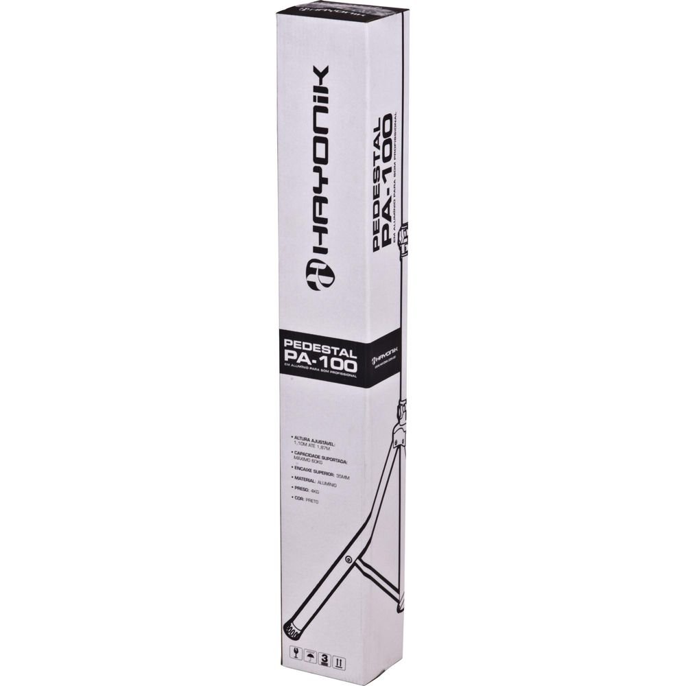 Pedestal para Caixa de Som Pa100 Preto Hayonik