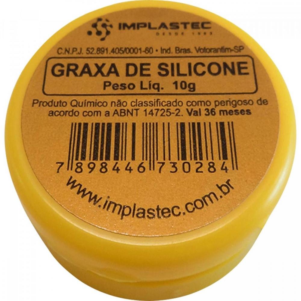 Graxa de Silicone Dielétrica 10g Implastec