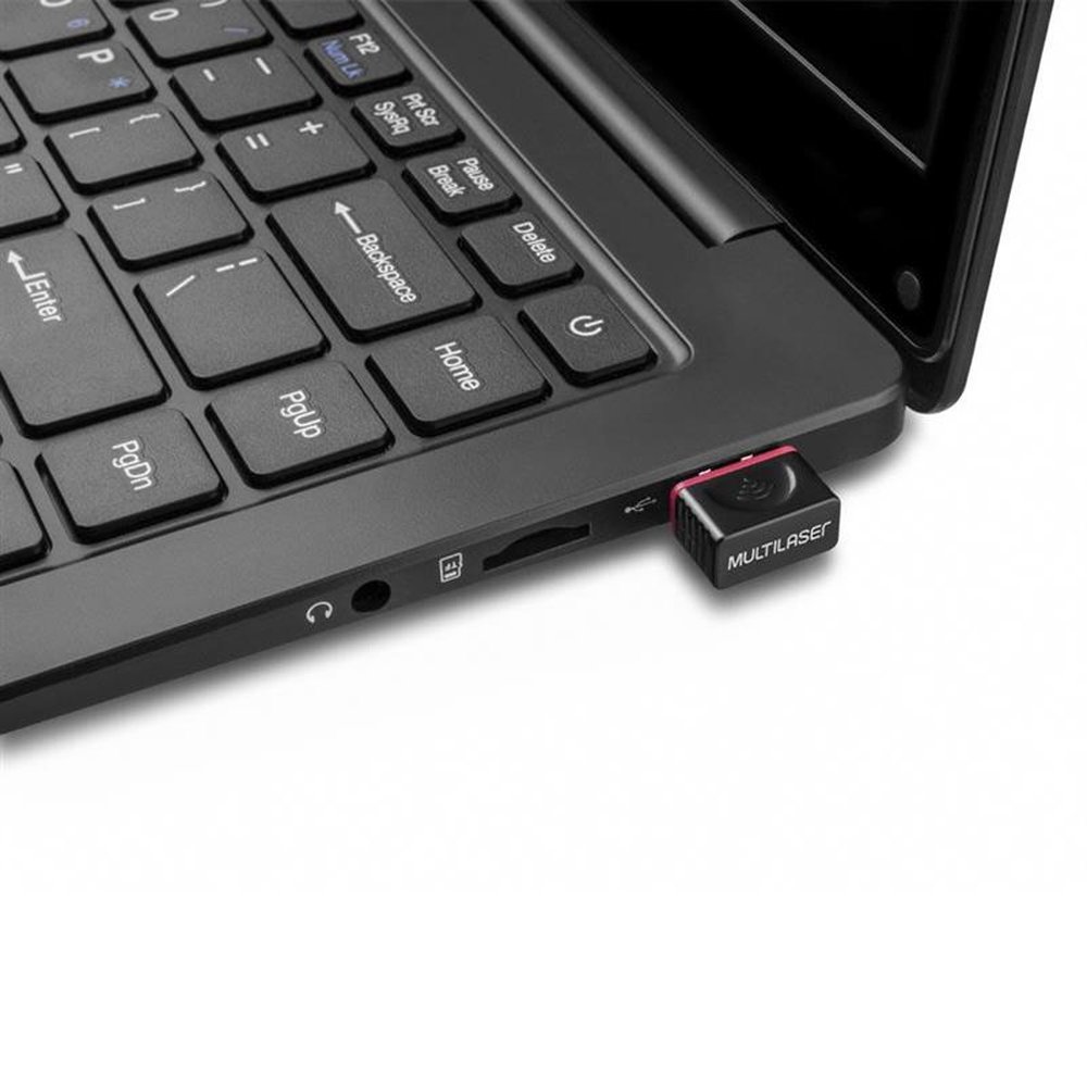 Adaptador Multilaser Usb Wireless 150Mbps Preto - RE035