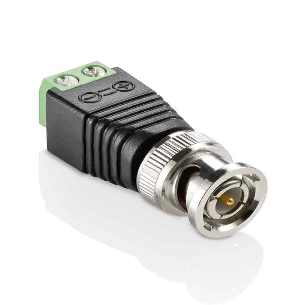 Conector BNC macho com borne 100 unidades - Giga Security - SE129