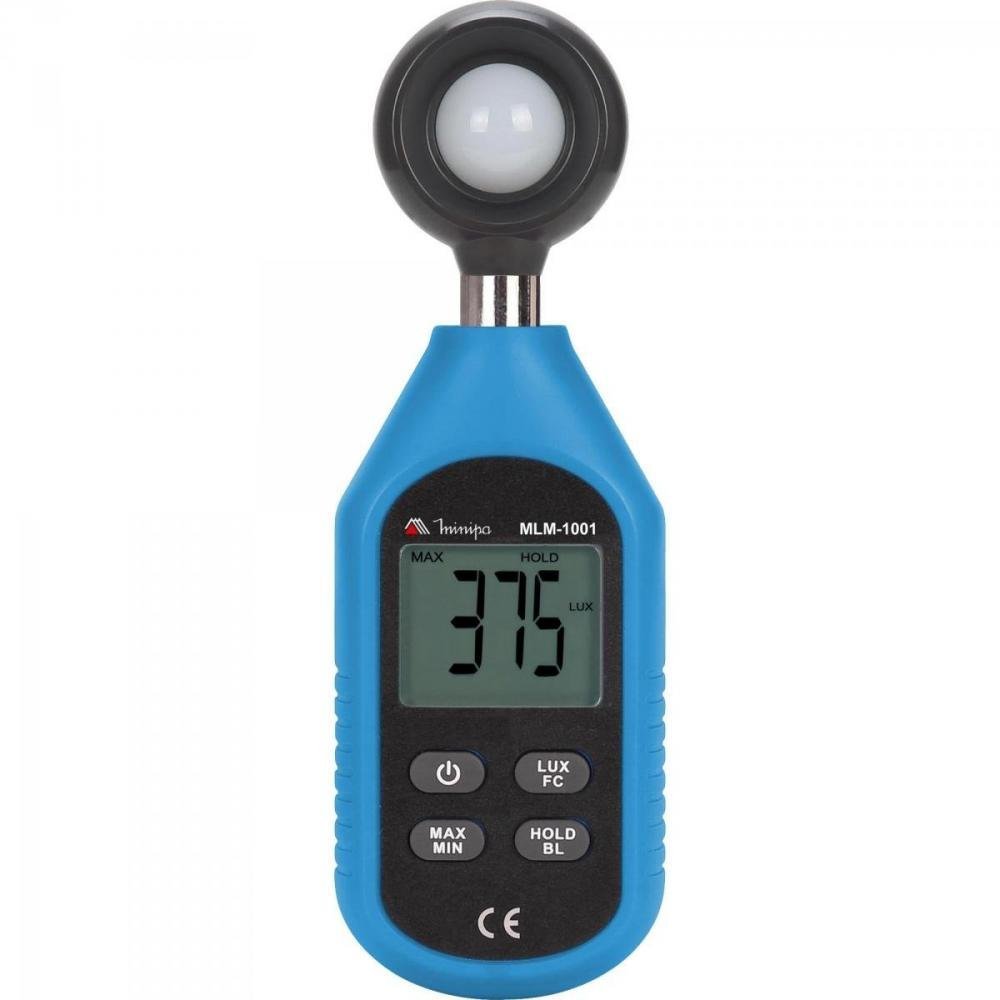 Luxímetro Mini Ambiental Mlm-1001 Azul Minipa