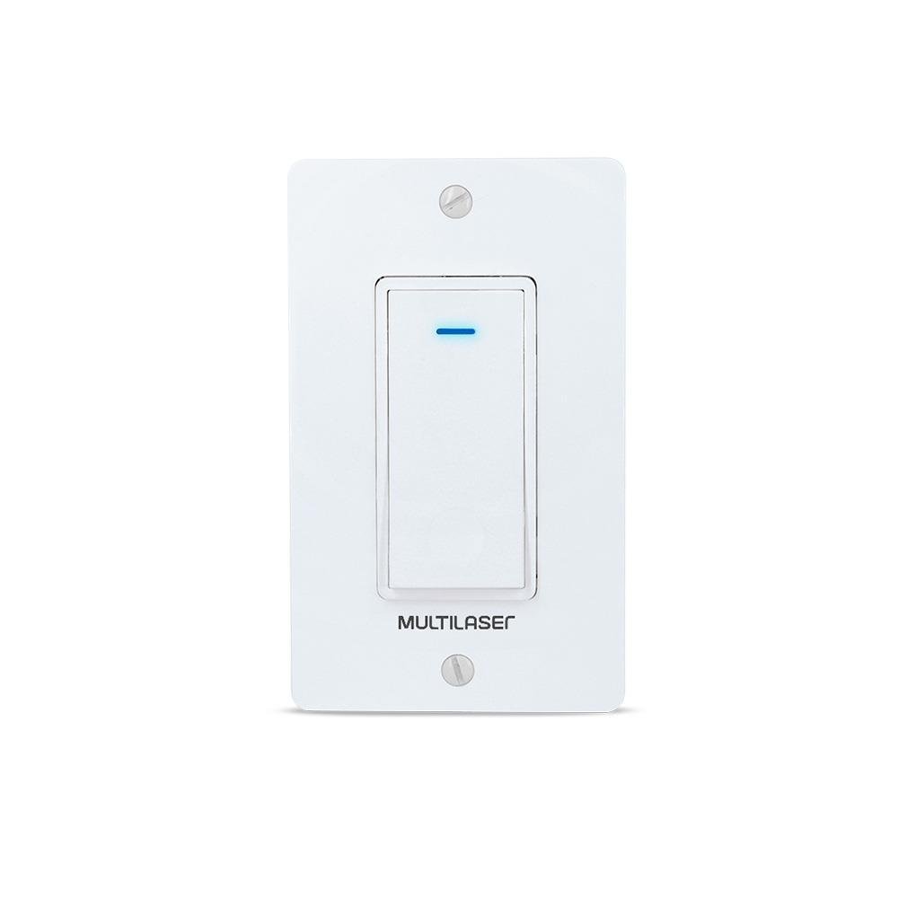 Interruptor Inteligente 1 Tecla Wi-Fi - Multilaser Liv - SE235