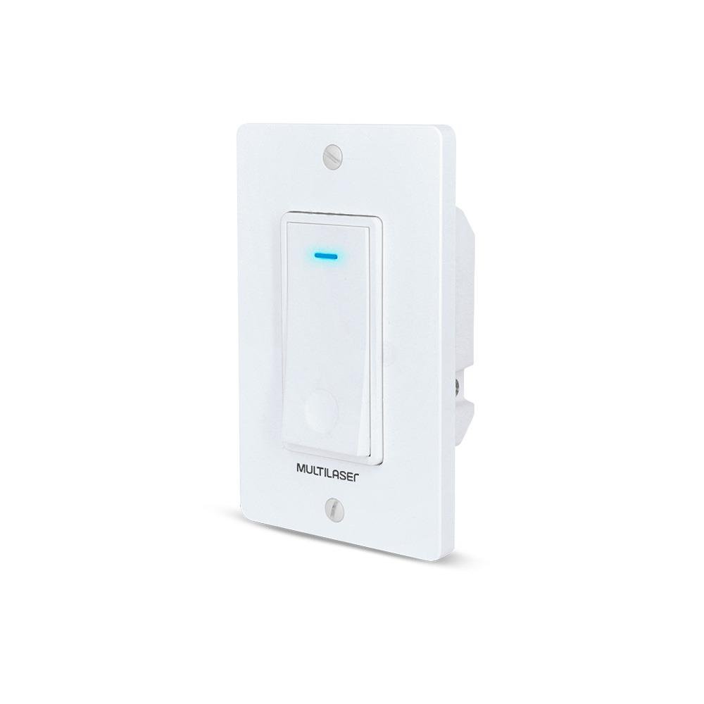 Interruptor Inteligente 1 Tecla Wi-Fi - Multilaser Liv - SE235