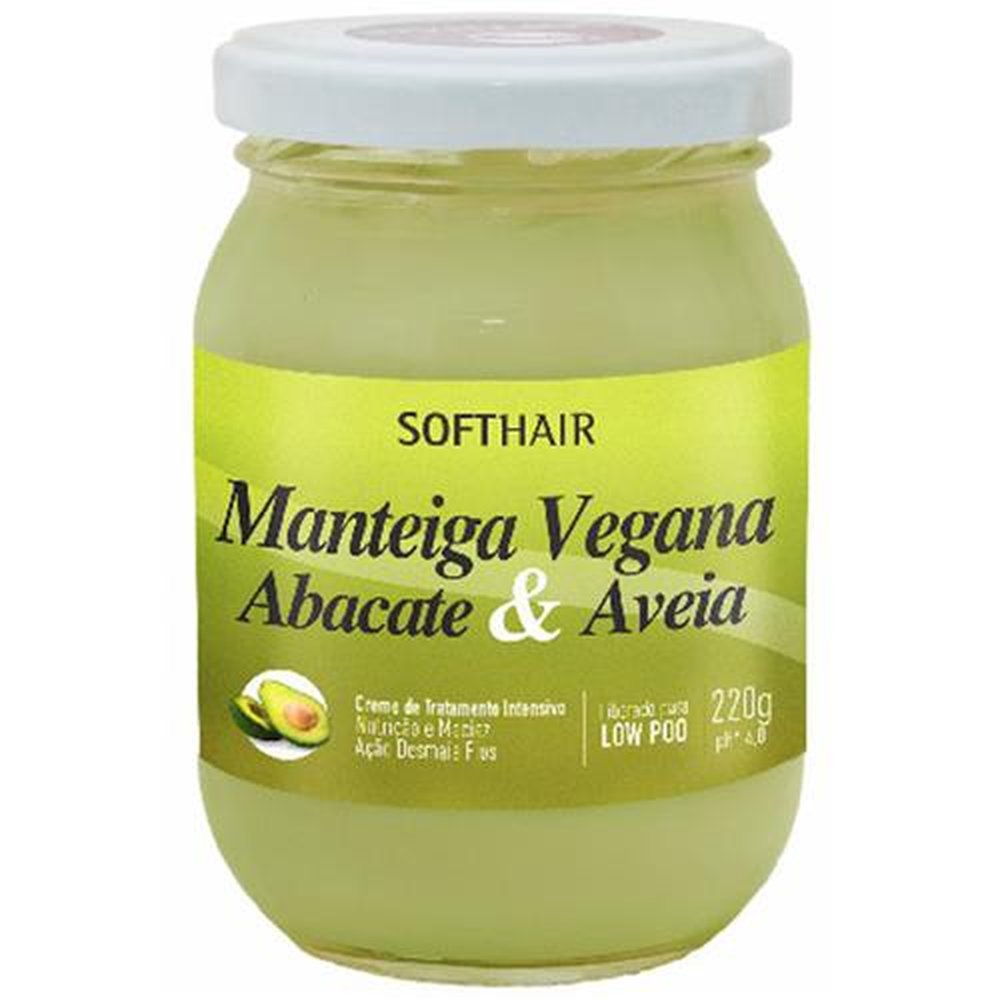 Creme De Manteiga Abacate E Aveia Soft Hair 220g #especiaisdeverao