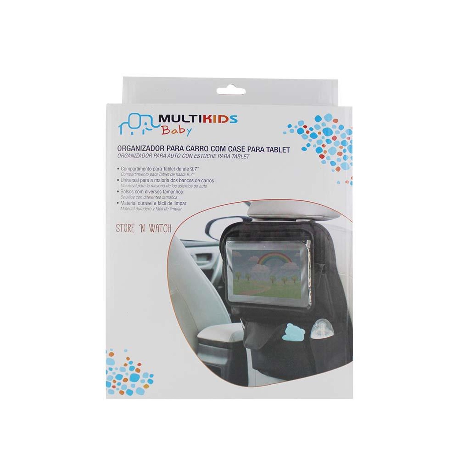 Organizador Para Carro Com Case Para Tablet Store Watch Multikids Baby - BB184