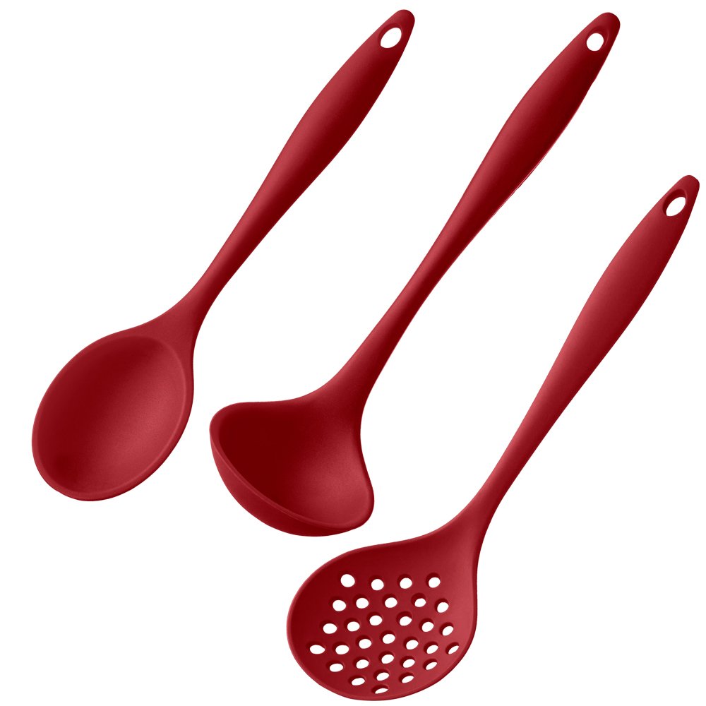 Kit Para Servir de Silicone Vermelho UP Home Multilaser - UD113