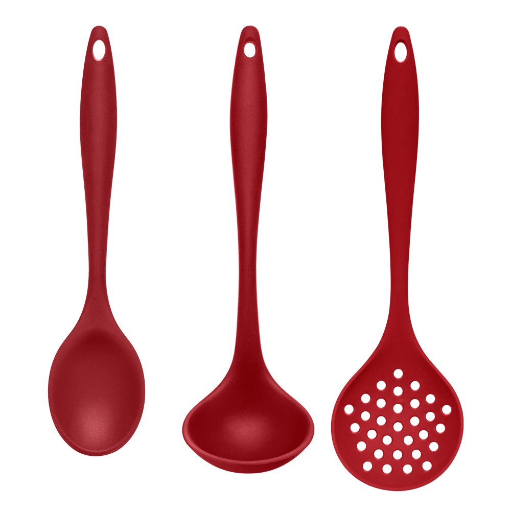 Kit Para Servir de Silicone Vermelho UP Home Multilaser - UD113