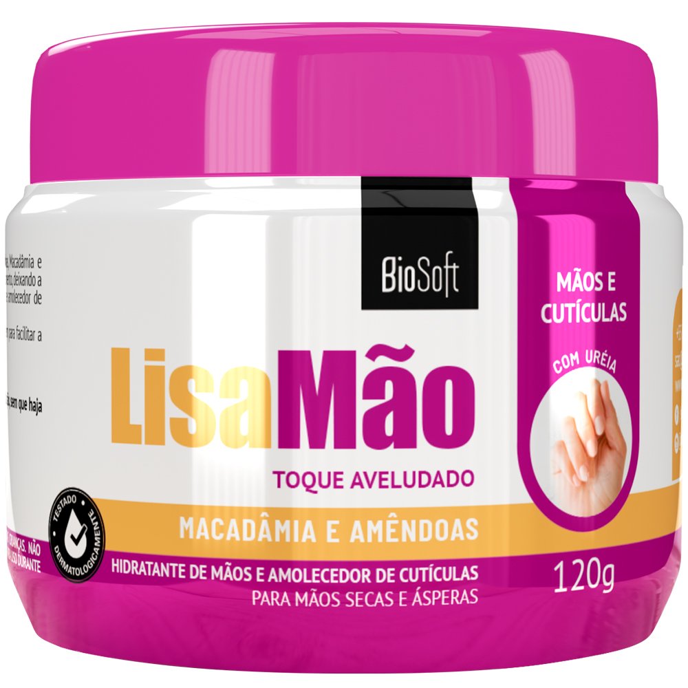 Creme Lisa Mao Soft Hair Amendoas E Macadamia 120g