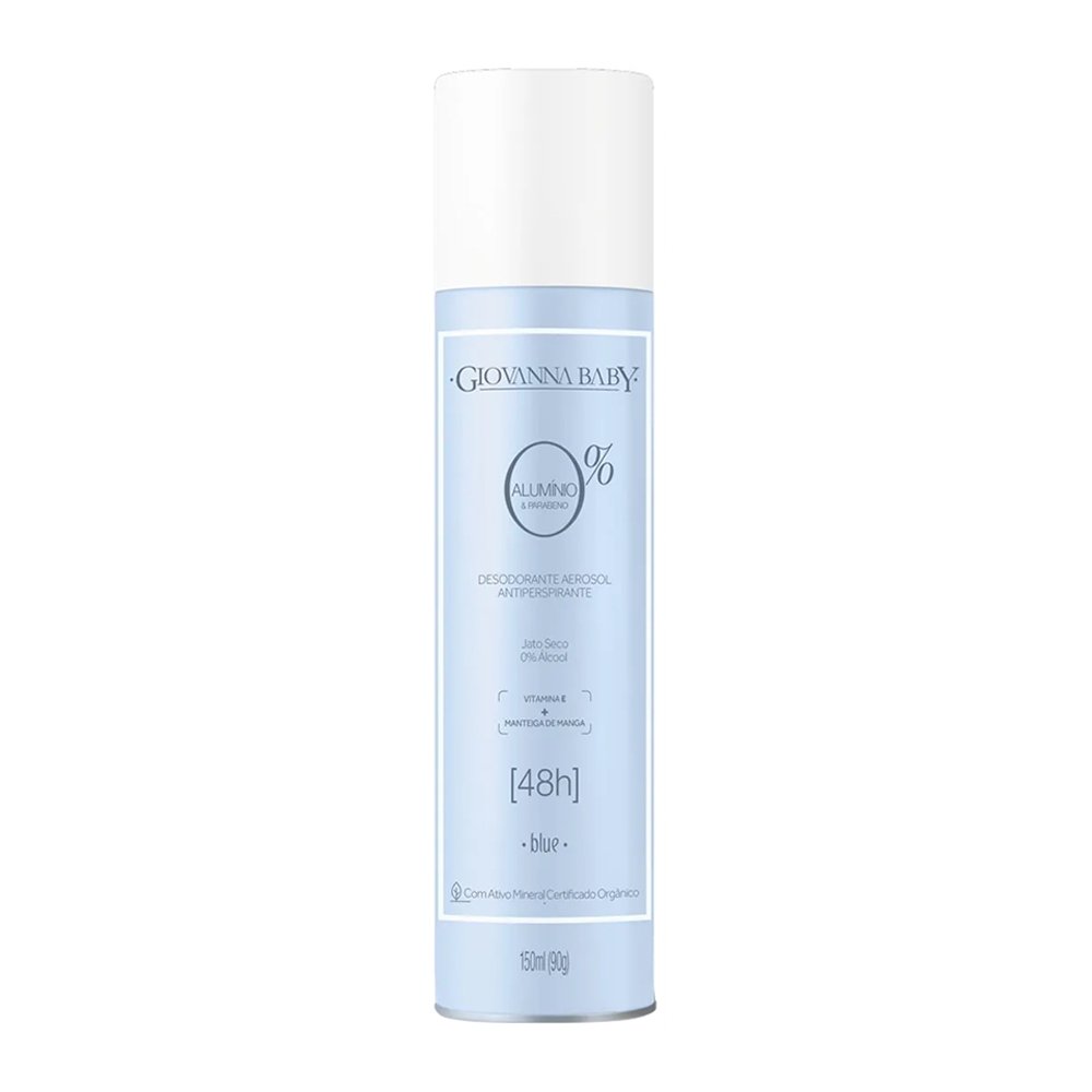 Desodorante Giovanna Baby Aerosol 0% Alumínio Blue 150ml